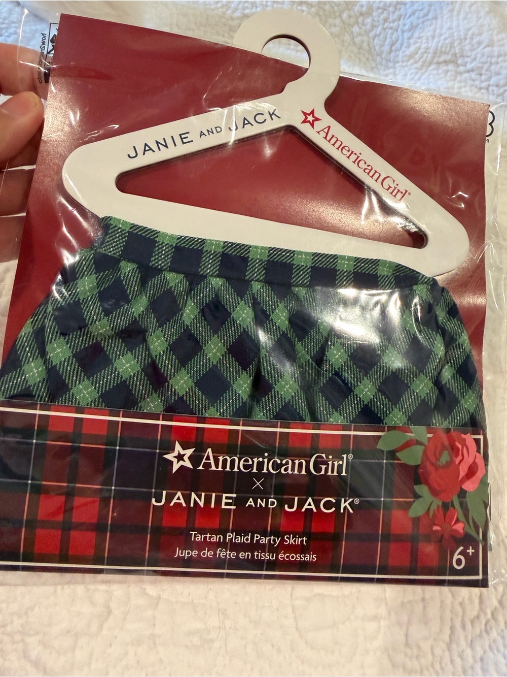 NWT American Girl x Janie and jack Tartan Plaid Skirt - Picture 4 of 4